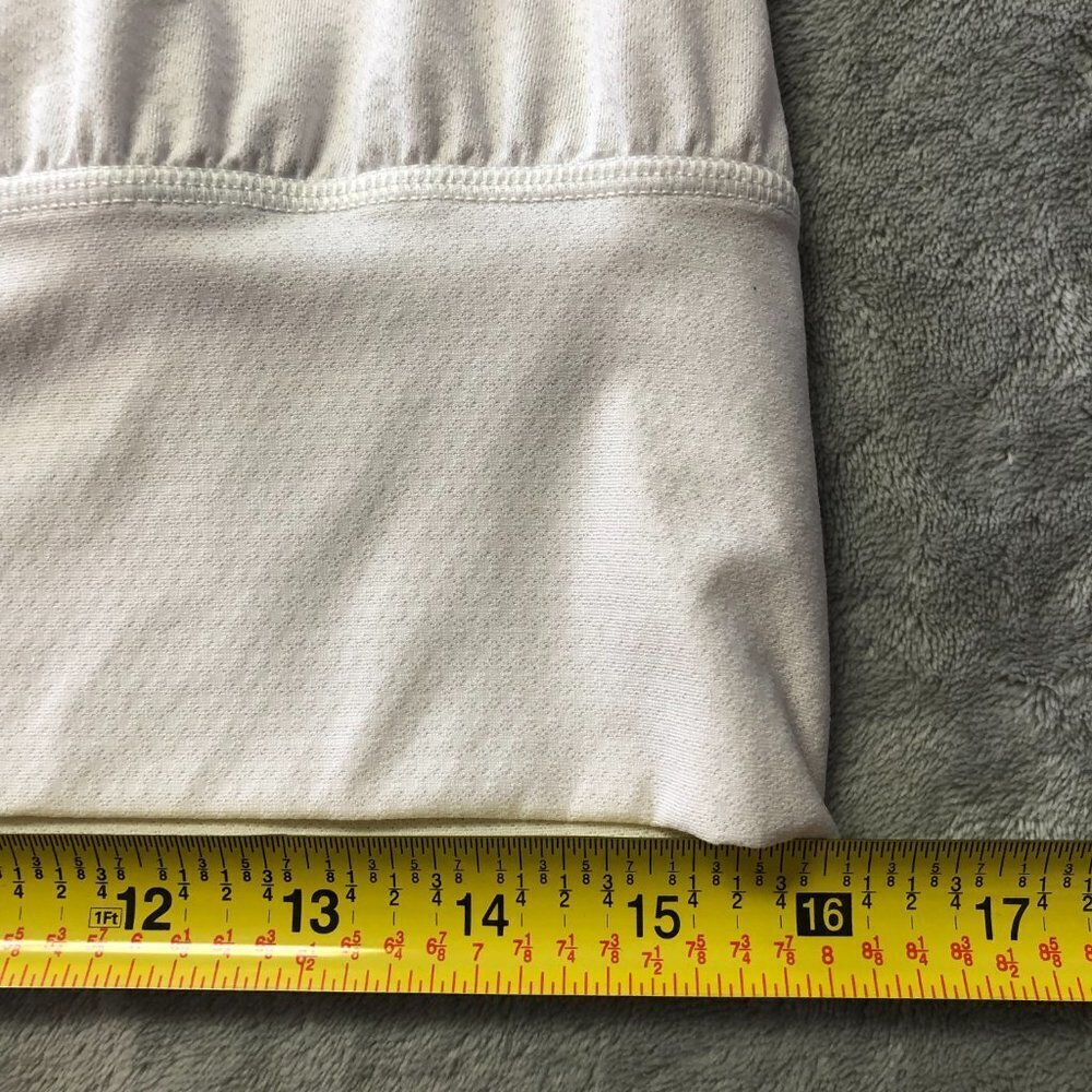 Lululemon No Limits Athletic Tank White / Blazer Fossil Size 6 - Picture 11 of 12